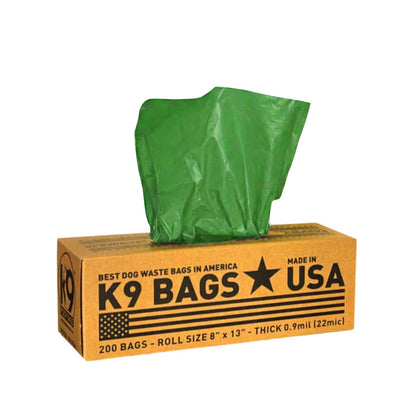 Hunter Green Dog Waste Bags