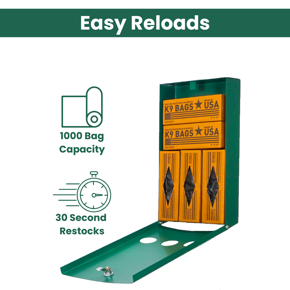 dog waste roll bag dispenser