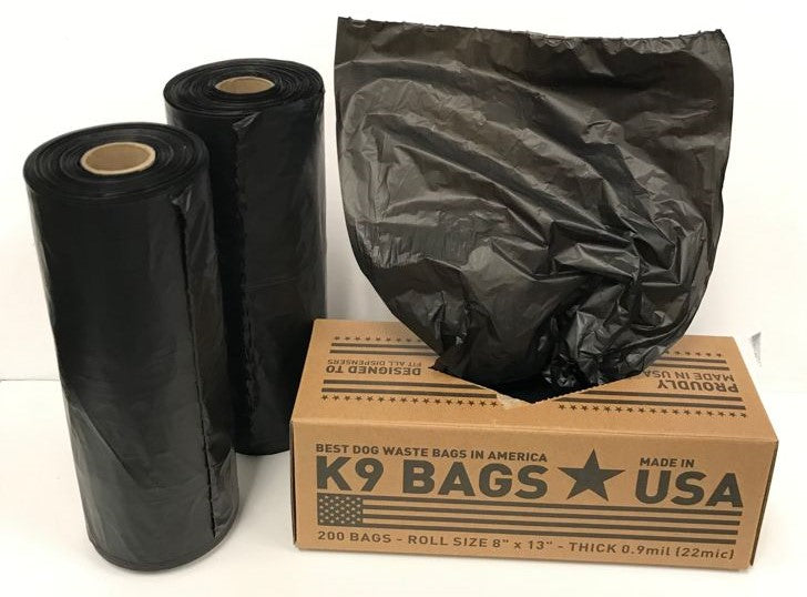 Pet waste roll bags