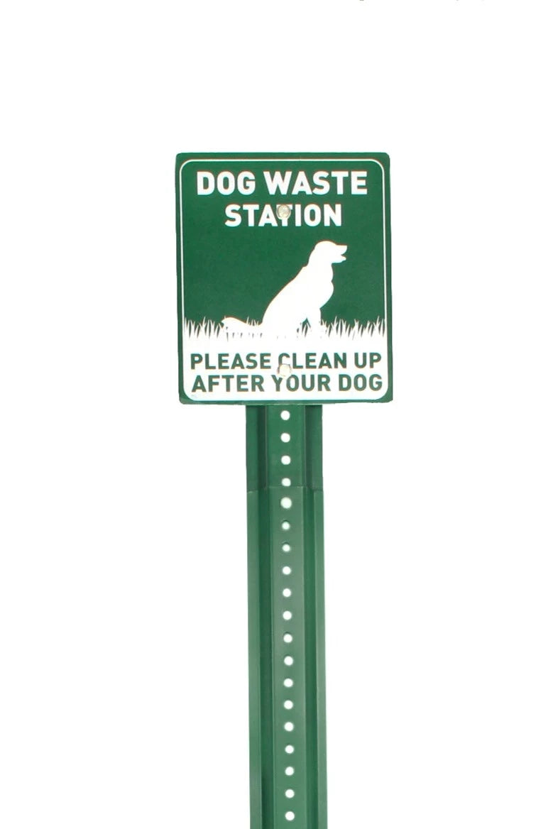 Dog waste sign