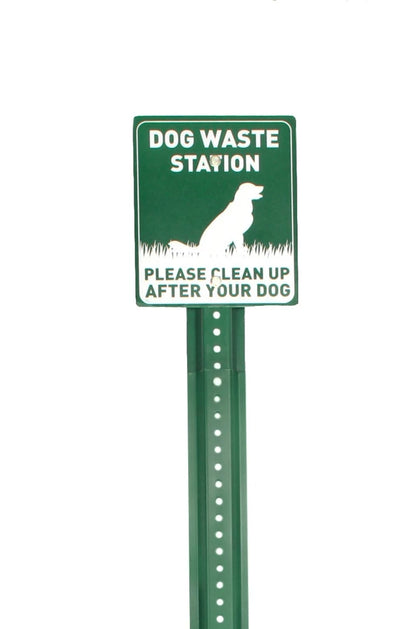 Dog waste sign
